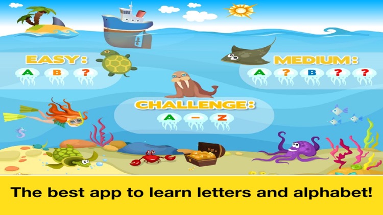 Letter Quiz, Alphabet & ABC Tracing app for kids screenshot-4