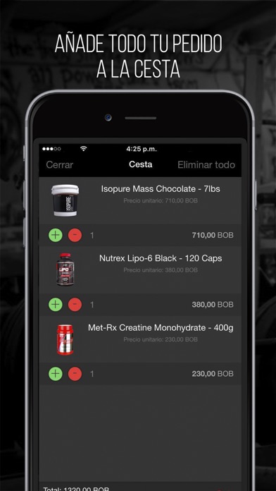MuscleShop screenshot