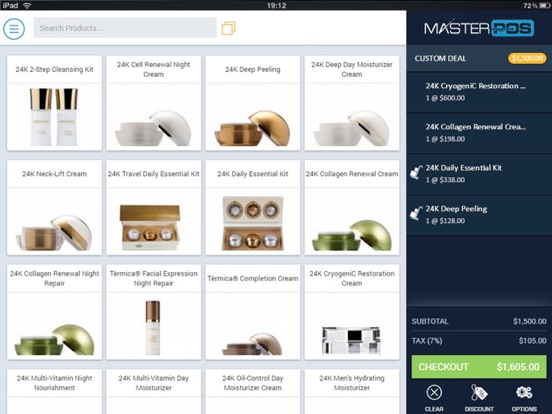 MasterPOS Edge iPad screenshot 2 - Business app