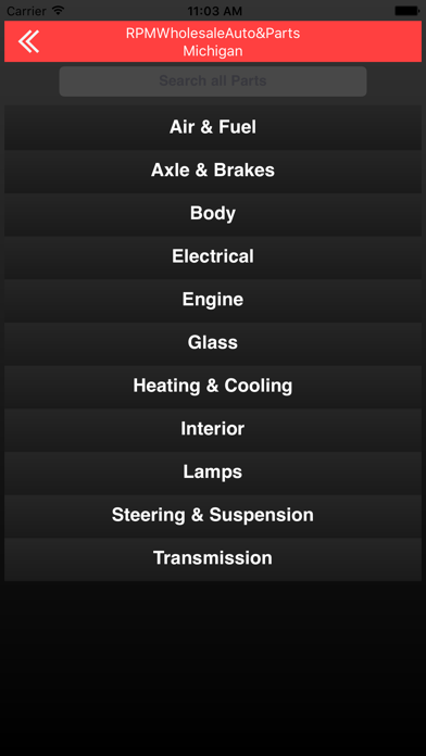 Screenshot #2 pour RPM Wholesale Auto & Parts - Michigan