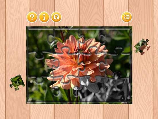 Flower Jigsaw Puzzle HD Games Free iPad screenshot