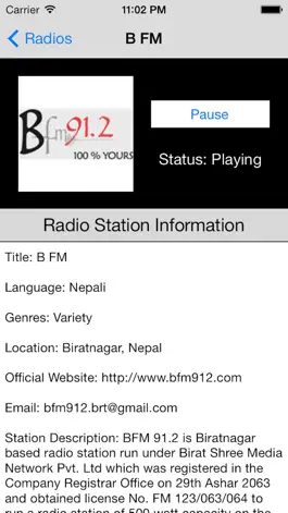 Game screenshot Nepal Radio Live Player (Kathmandu / Nepali / Devanagari) apk