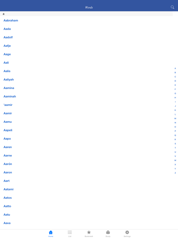 Screenshot #4 pour Name Origin Dictionary - etymology of names