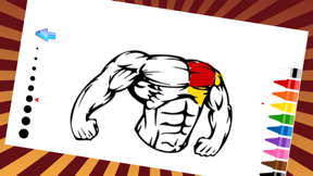 Atlas Of Body Parts Human Anatomy Coloring Book screenshot