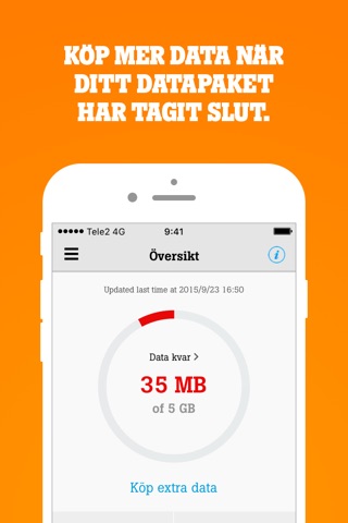 Mitt Tele2 screenshot 3