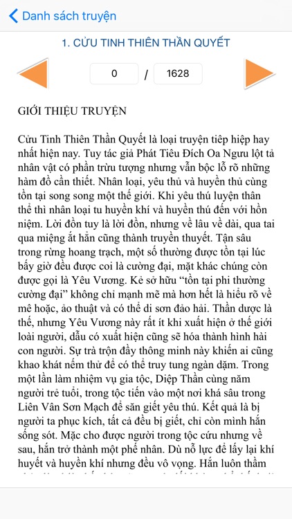 Truyện võ lâm - Truyền kỳ tiên hiệp - Sách Mobile screenshot-3