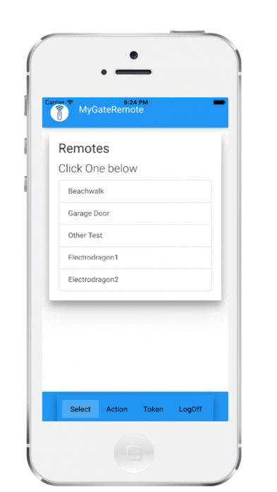 Screenshot 2 of My Gate Remote Lite App