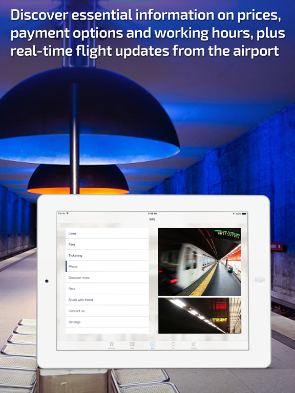 Rome Metro Guide and Route Planner iPad screenshot 5 - Travel app