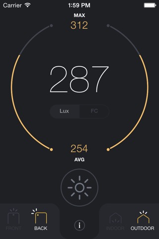 Light Meter - lux and foot candle measurement toolのおすすめ画像3