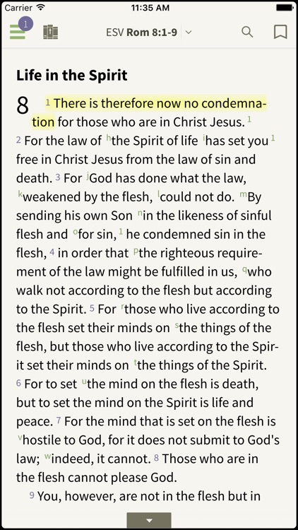 ESV Strong’s Bible by Olive Tree