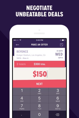 Contender - Make Offers And Save On Event Tickets screenshot 3
