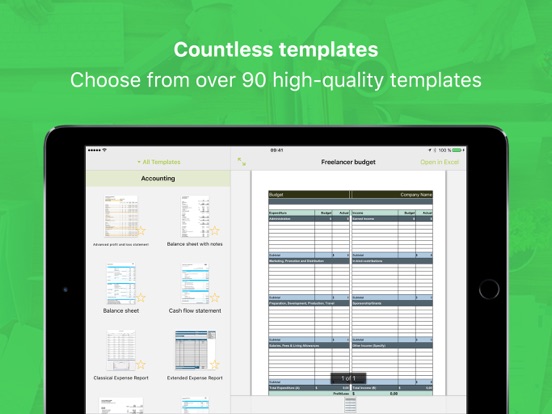 Excel Pro 用テンプレートのおすすめ画像1