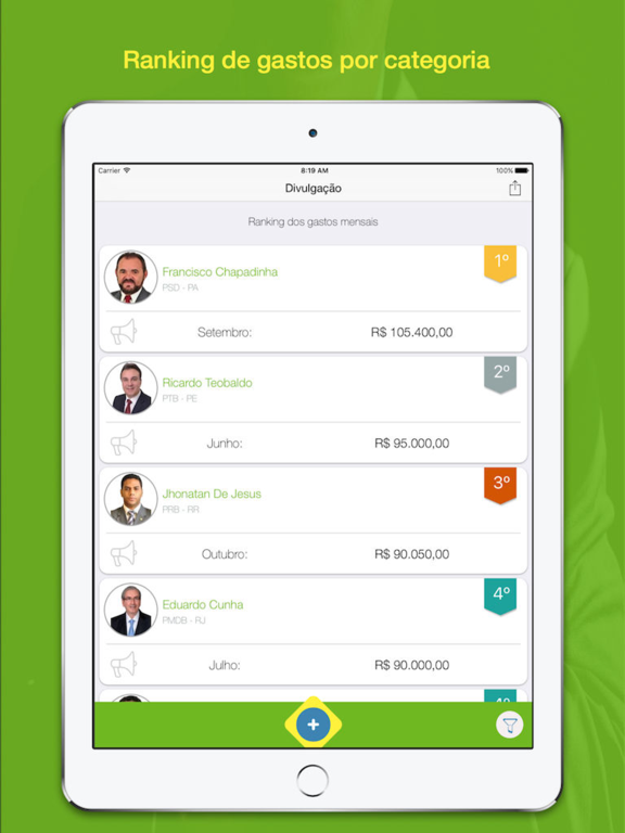 Meu Deputado iPad screenshot 4 - Utilities app