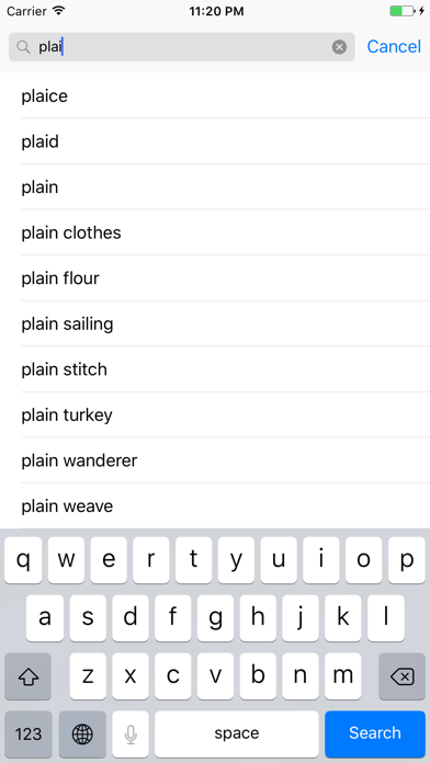 简易英英词典 - Plain English Dictionary screenshot