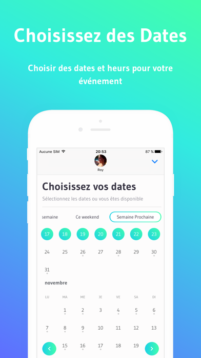 Screenshot #2 pour I'm In - Event planner