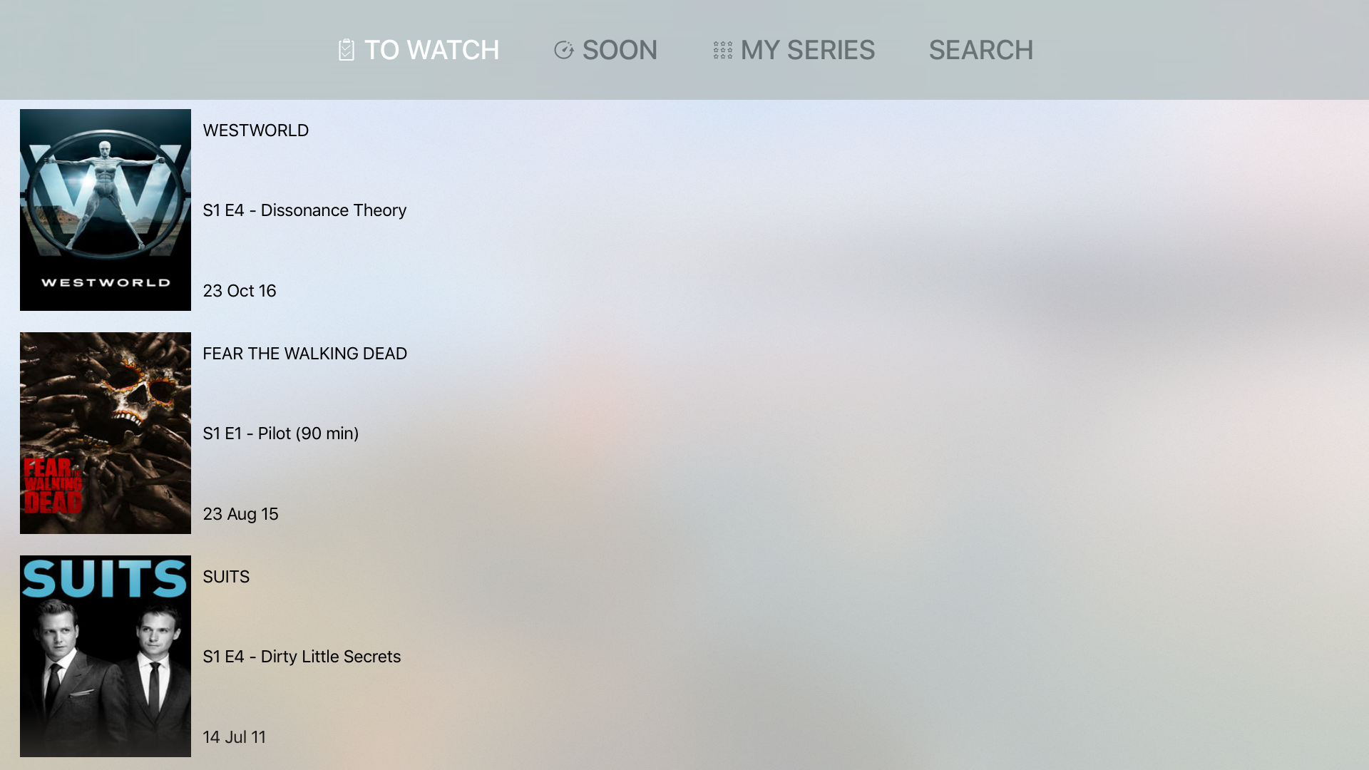 Best TV Shows Tracker