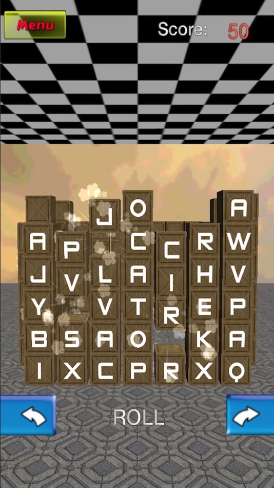 #4. Word Cube match 3D game - HAFUN (free) (iOS) 由: 7-BRAIN TECHNOLOGY CO., LTD.
