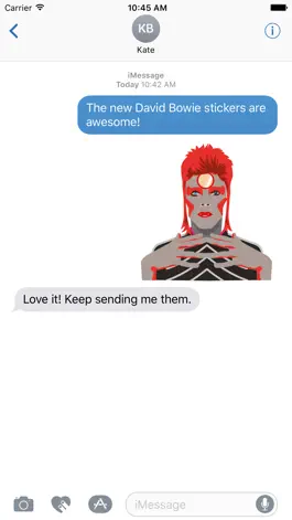 Game screenshot David Bowie Sticker Pack apk