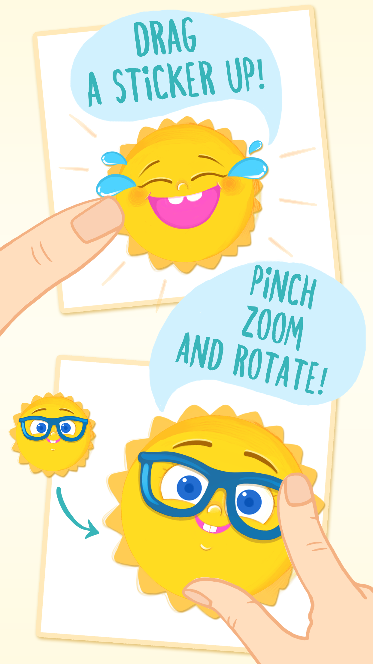 Good Morning Sunshine Rise, Shine, Emoji Stickers screenshot 3