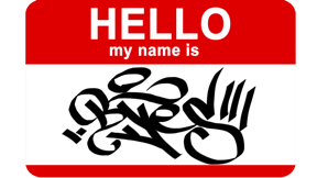 Graffiti Sticker - Hello my name is screenshot