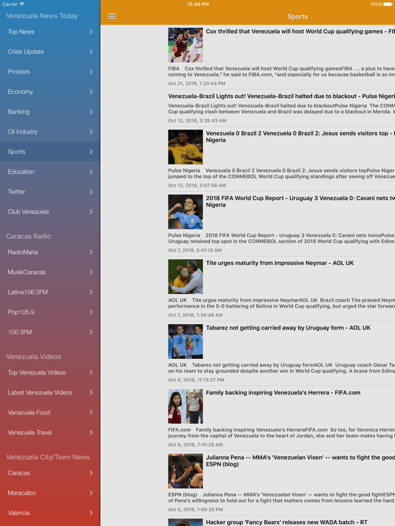 Screenshot #5 pour Venezuela News Today & Caracas Radio Free