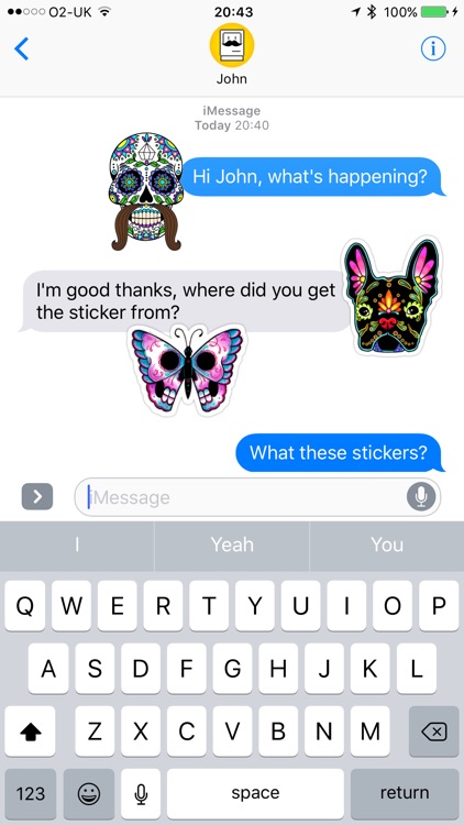 Sugar Skull Stickers Pack 1