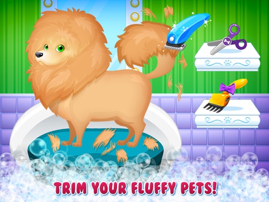 Sunnyville Fluffy Salon iPad app afbeelding 2