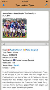 Sportwetten Tipps der Wettbasis screenshot