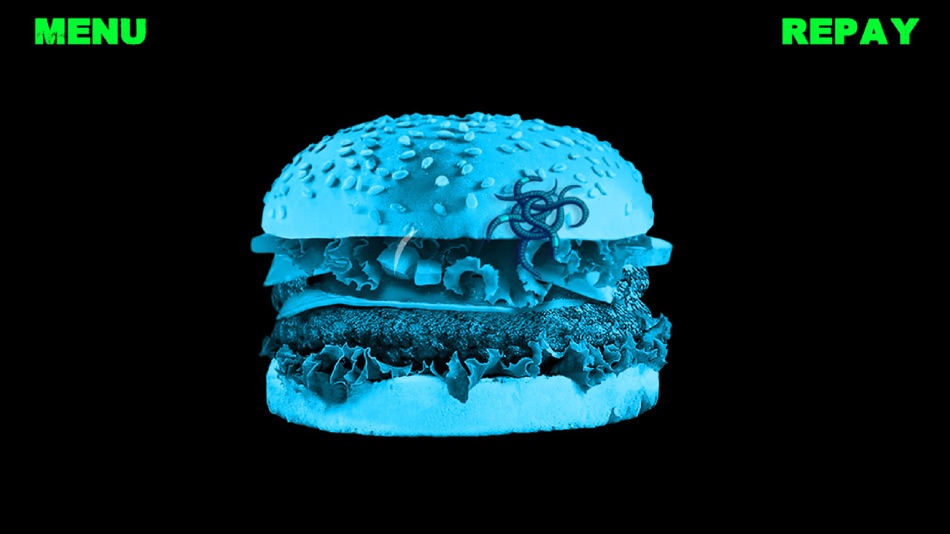 #2. Simulator X-Ray Burger Prank (iOS) 由: Mariya Ivanova