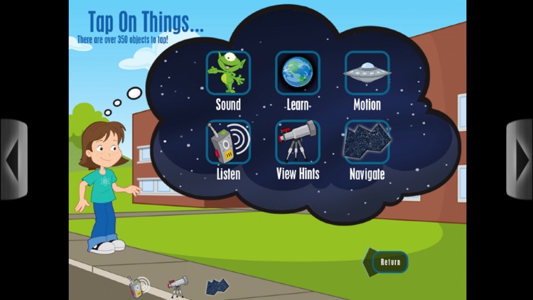 My Ride With The Alien - Educational and Interactive Book App