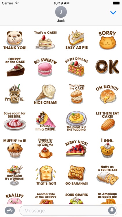 Cake Jokes Animated Stickers