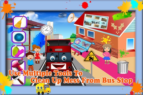 Build bus station –Little builder constructor game screenshot 4