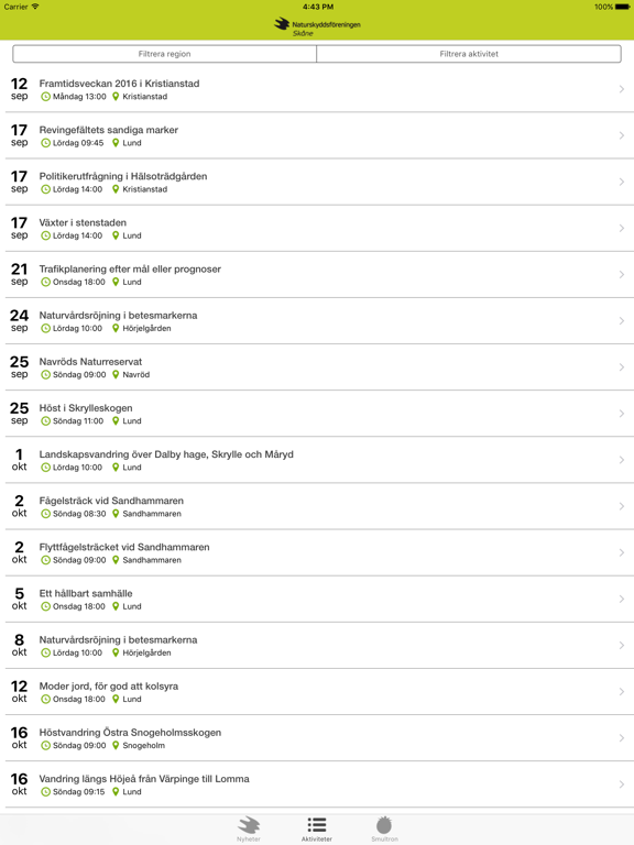 Screenshot #5 pour Naturskyddsföreningen Skåne