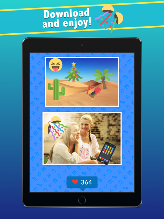 Emoji Stickers – Attach Emoji Stickers on Photos! iPad screenshot