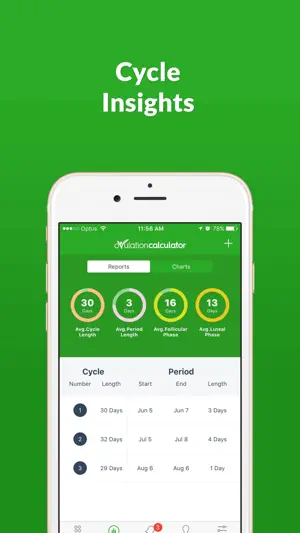 Ovulation Calculator Fertile Tracker & Calendar OC screenshot 3