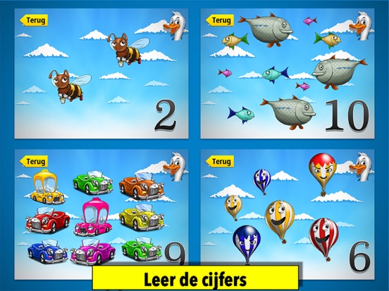 spelletjes voor kleuters : de cijfers iPad screenshot
