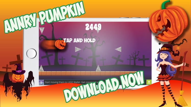 Halloween Tap the Angry Pumpkin