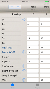Yahtzee Score screenshot