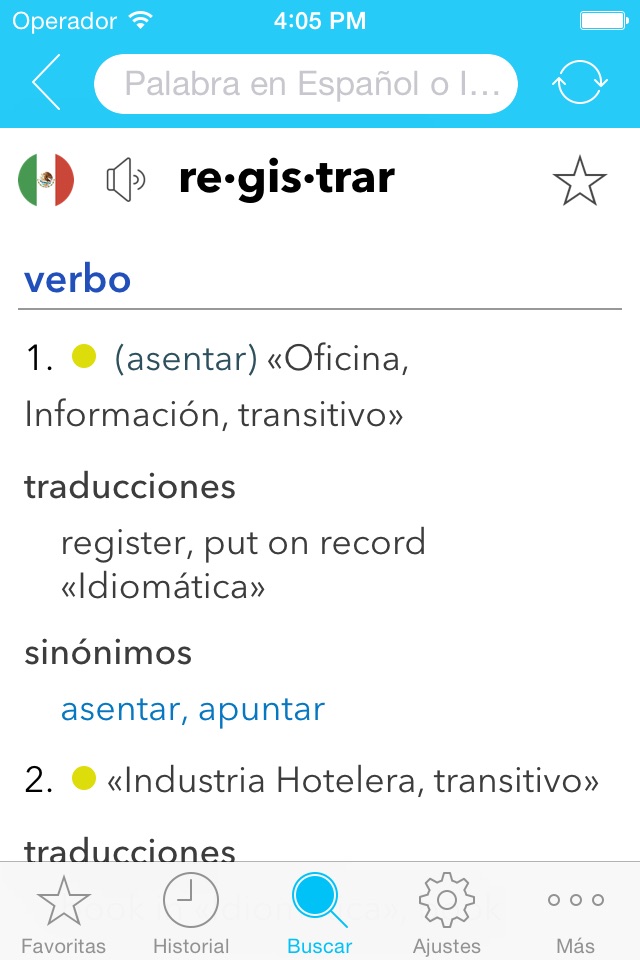 English Spanish Dictionary C. screenshot 3