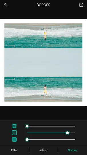Captura de pantalla de Pics Collage Maker en iPhone 4