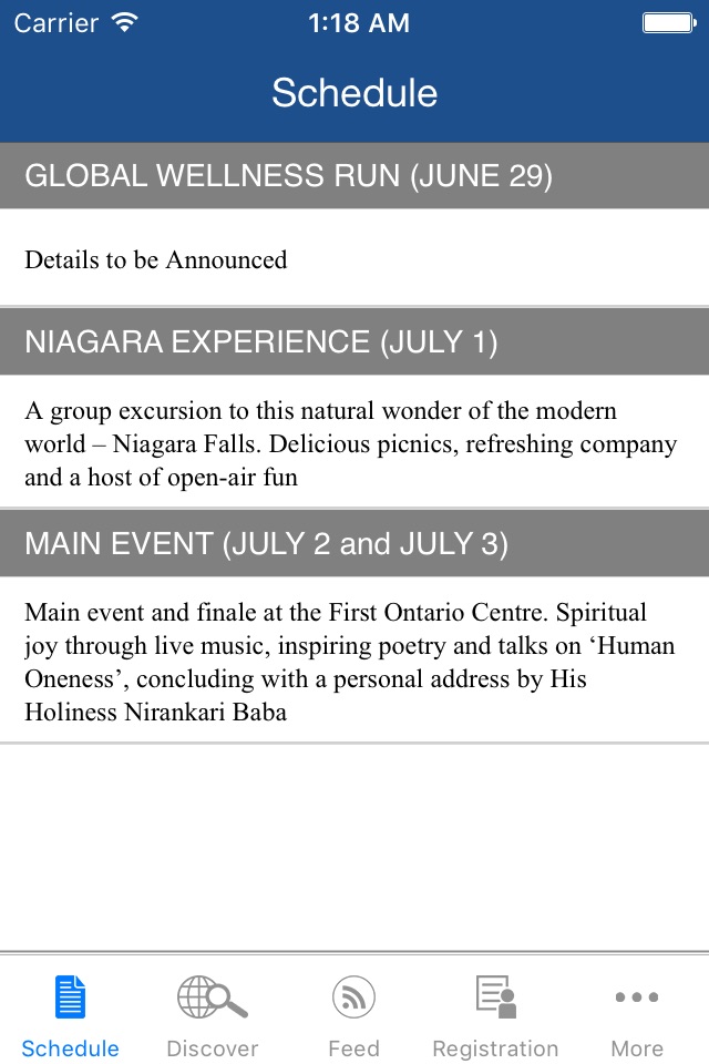 Sant Nirankari Mission Events screenshot 2