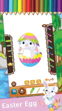 Game screenshot Easter Egg Coloring Book Bunny Painting for Kids apk