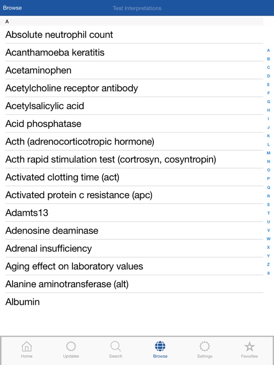 Lab Test Navigator: 800+ Lab Tests for iPad screenshot-3