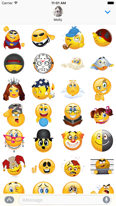 How to cancel & delete Mega Superhero Emoji – Stickers for iMessage from iphone & ipad 2
