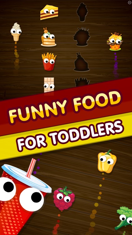 Kids Food Games: Toddlers, Boys Girls Puzzle Free