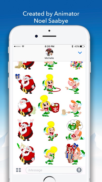 North Pole Animated Stickers