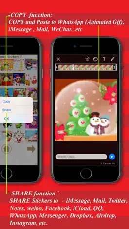 Game screenshot Christmas Stickers -Gif Stickers for WhatsApp apk
