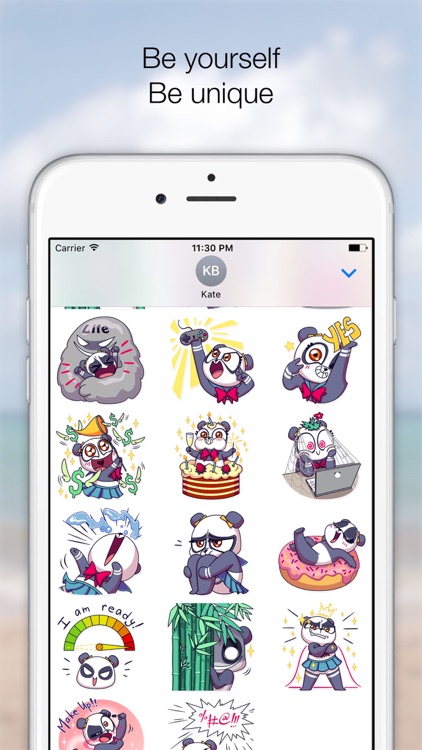 Panda Chan Sticker Pack for iMessage