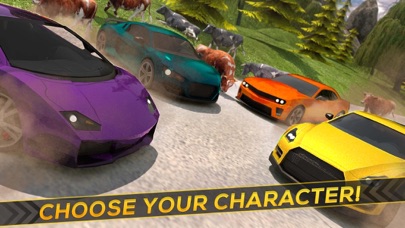How to cancel & delete Cows & Cars | Extreme Funny Car Driving Game For Free from iphone & ipad 3