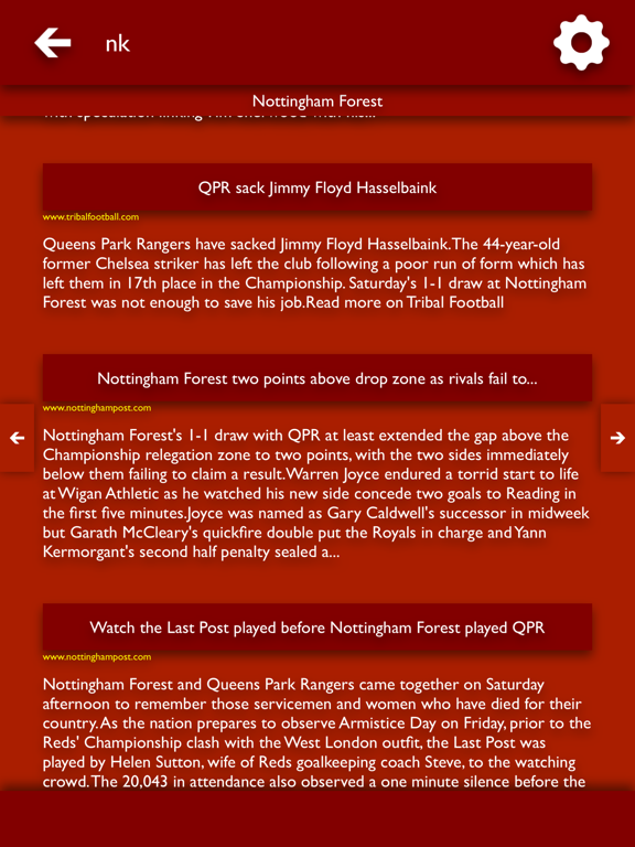 Screenshot #6 pour All The News - Nottingham Forest Edition